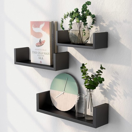 Wood Wall Hanging Wall Decor Shelves Wall Mount Kitchen Living Room Bathroom Bedroom Easy Installation Home Decor Products (White, Letter U 3pcs) Wood Wall Hanging Wall Decor Shelves Wall Mount Kitchen Living Room Bathroom Bedroom Easy Installation Home Decor Products (White, Letter U 3pcs)