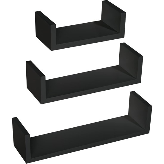 Wood Wall Hanging Wall Decor Shelves Wall Mount Kitchen Living Room Bathroom Bedroom Easy Installation Home Decor Products (White, Letter U 3pcs) Wood Wall Hanging Wall Decor Shelves Wall Mount Kitchen Living Room Bathroom Bedroom Easy Installation Home Decor Products (White, Letter U 3pcs)