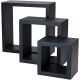 Wood decor shelves (black) Wood decor shelves (black)