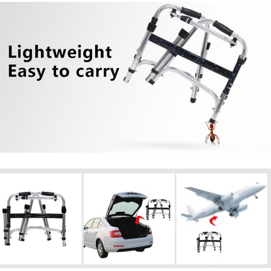 XUQIANG Walking Assist/Portable Folding Aluminum Household Hemiplegia Flow Assistant/Crutches/Elderly/Mobility Impaired/Adjustable Height - You Can Walk Or Walk Interactive Wall Mount Shelf XUQIANG Walking Assist/Portable Folding Aluminum Household Hemiplegia Flow Assistant/Crutches/Elderly/Mobility Impaired/Adjustable Height - You Can Walk Or Walk Interactive Wall Mount Shelf