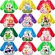 JaGely 12 Pcs Kids Art Smocks Toddler Art Smock Children'Artist Apron with Long Sleeve Washable Bib for Baby Arts and Crafts Supplies Coloring Eating Aged - Years, 17.32 inches