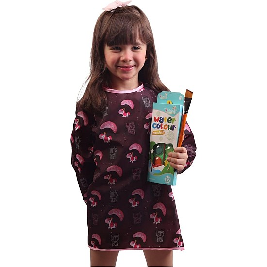 Long sleeve kids art smock - waterproof fabric high quality