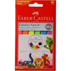 Faber Castell Adhesive Creative Tack-It Tape, 50 G, Multicolor