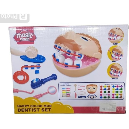 Magic Dough Dr Drill N Fill Dr Dentist Set Children Pretend Play Toys Set Magic Dough Dr Drill N Fill Dr Dentist Set Children Pretend Play Toys Set