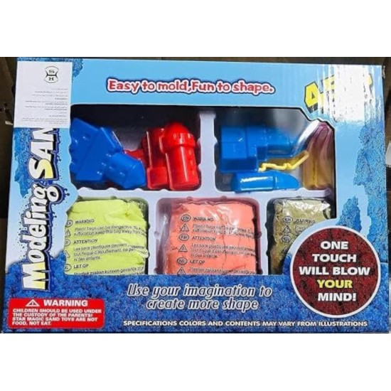 Generic Colored Magic Sand Toy for Kids - 3 Pieces Generic Colored Magic Sand Toy for Kids - 3 Pieces