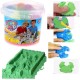 KAVID Crazy Sand | Clay for Kids to Play | Sand Clay - 500 gm Green Sand with 5 Moulds KAVID Crazy Sand | Clay for Kids to Play | Sand Clay - 500 gm Green Sand with 5 Moulds
