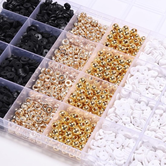 LFLIUN Bracelet Making Kit Friendship Gold Beads Clay Beads Jewelry&Bracelet Making Kit Charm Bracelet Maker Set with Letter Beaded Kit Birthday Gift LFLIUN Bracelet Making Kit Friendship Gold Beads Clay Beads Jewelry&Bracelet Making Kit Charm Bracelet Maker Set with Letter Beaded Kit Birthday Gift