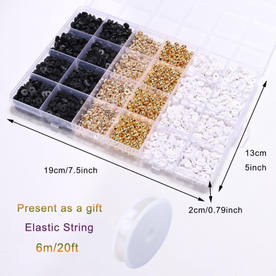 LFLIUN Bracelet Making Kit Friendship Gold Beads Clay Beads Jewelry&Bracelet Making Kit Charm Bracelet Maker Set with Letter Beaded Kit Birthday Gift LFLIUN Bracelet Making Kit Friendship Gold Beads Clay Beads Jewelry&Bracelet Making Kit Charm Bracelet Maker Set with Letter Beaded Kit Birthday Gift