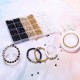 LFLIUN Bracelet Making Kit Friendship Gold Beads Clay Beads Jewelry&Bracelet Making Kit Charm Bracelet Maker Set with Letter Beaded Kit Birthday Gift LFLIUN Bracelet Making Kit Friendship Gold Beads Clay Beads Jewelry&Bracelet Making Kit Charm Bracelet Maker Set with Letter Beaded Kit Birthday Gift