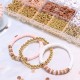 LFLIUN Bracelet Making Kit Friendship Gold Beads Clay Beads Jewelry&Bracelet Making Kit Charm Bracelet Maker Set with Letter Beaded Kit Birthday Gift LFLIUN Bracelet Making Kit Friendship Gold Beads Clay Beads Jewelry&Bracelet Making Kit Charm Bracelet Maker Set with Letter Beaded Kit Birthday Gift