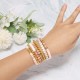 LFLIUN Bracelet Making Kit Friendship Gold Beads Clay Beads Jewelry&Bracelet Making Kit Charm Bracelet Maker Set with Letter Beaded Kit Birthday Gift LFLIUN Bracelet Making Kit Friendship Gold Beads Clay Beads Jewelry&Bracelet Making Kit Charm Bracelet Maker Set with Letter Beaded Kit Birthday Gift