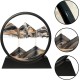 Muyan Moving Sand Art Picture Sandscapes in Motion Round Glass 3D Deep Sea Sand Art for Adult Kid Large Desktop Art Toys (Black, 7 Inch) Muyan Moving Sand Art Picture Sandscapes in Motion Round Glass 3D Deep Sea Sand Art for Adult Kid Large Desktop Art Toys (Black, 7 Inch)