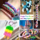 Rubber Band Bracelet Kit, EXCEFORE Box Rubber Loom Bands Girl Gift for Children, Elastic Band for Weaving Lacing Bracelet, Kids Art Crafts Bracelet Making Set with Hooks & Charms (600 PCS) Rubber Band Bracelet Kit, EXCEFORE Box Rubber Loom Bands Girl Gift for Children, Elastic Band for Weaving Lacing Bracelet, Kids Art Crafts Bracelet Making Set with Hooks & Charms (600 PCS)
