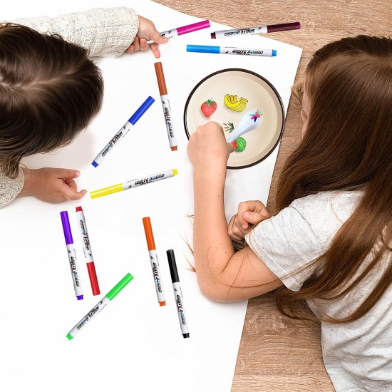 12 Pcs Magical Water Painting Pen, Magical Floating Ink Pen, A Watercolor Pen That Can Float in The Water, Magic Doodle Drawing Floating Marker Pens Toys Gifts for 3-12 Year Old Boys Girls Toddlers 12 Pcs Magical Water Painting Pen, Magical Floating Ink Pen, A Watercolor Pen That Can Float in The Water, Magic Doodle Drawing Floating Marker Pens Toys Gifts for 3-12 Year Old Boys Girls Toddlers