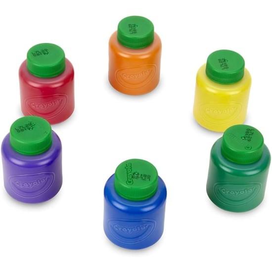 CRAYOLA 54-2392-E-000 6ct 2oz Washable Silly Scents Paints CRAYOLA 54-2392-E-000 6ct 2oz Washable Silly Scents Paints