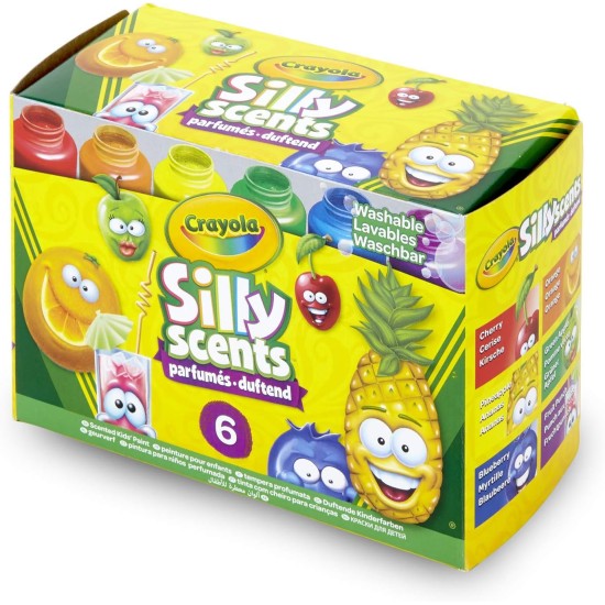 CRAYOLA 54-2392-E-000 6ct 2oz Washable Silly Scents Paints CRAYOLA 54-2392-E-000 6ct 2oz Washable Silly Scents Paints
