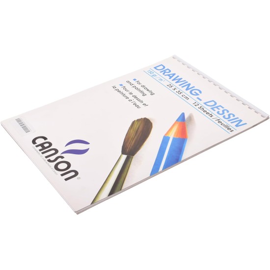 Canson Sketch Media Paper for Painting, Drawing (35x25, White) Canson Sketch Media Paper for Painting, Drawing (35x25, White)