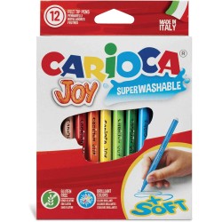 Carioca super washable fine nib color markers - set of 12