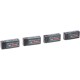 FaBER-CaSTELL 188930 Eraser, Pack of 4, Small - Black FaBER-CaSTELL 188930 Eraser, Pack of 4, Small - Black