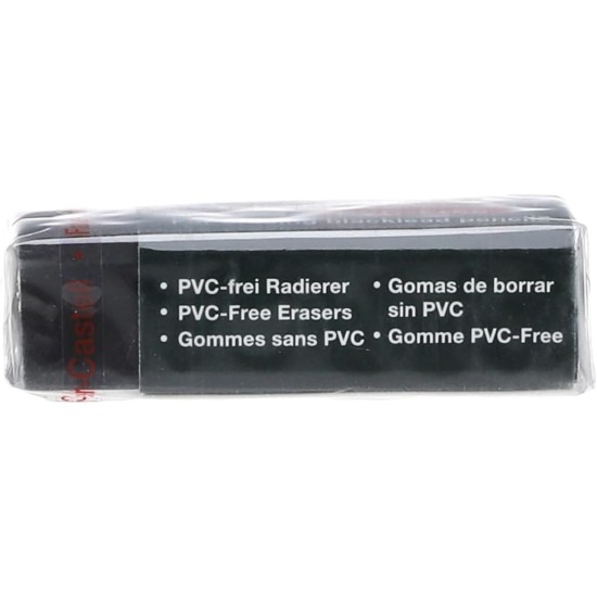 FaBER-CaSTELL 188930 Eraser, Pack of 4, Small - Black FaBER-CaSTELL 188930 Eraser, Pack of 4, Small - Black