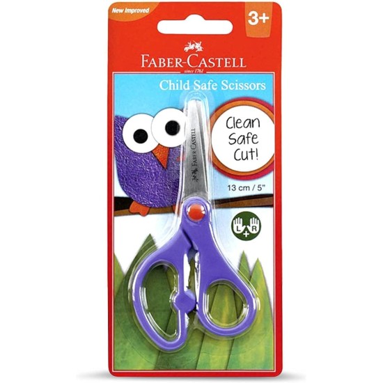 Faber-Castell Faber Castell Child Safe Metal Scissors - Multi Color Faber-Castell Faber Castell Child Safe Metal Scissors - Multi Color