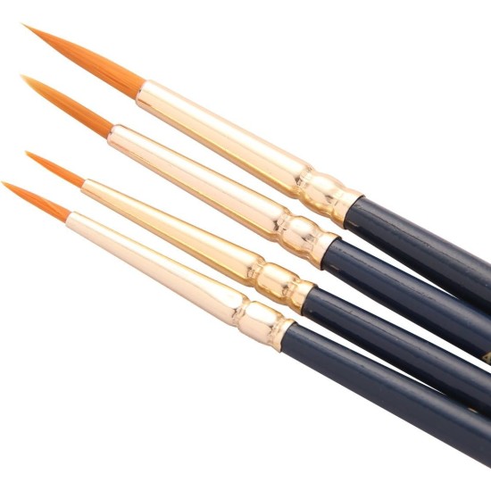 Faber-Castell Synthetic Hair set of 4 Flat Brushes