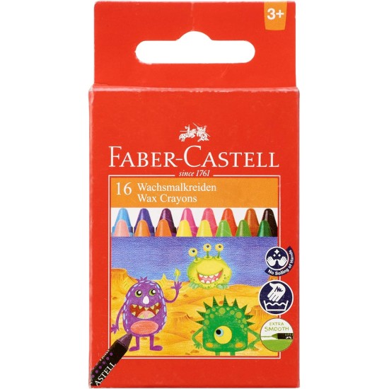 Faber castell wax crayons - pack of 16 Faber castell wax crayons - pack of 16