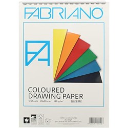Fabriano Colored Art Sketchbook - 25 x 35 cm - 12 Sheets