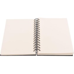 Keep Smiling A5-003 Spiral Sketch Book For Quick Sketching & Drawing 21 * 14.8cm - White