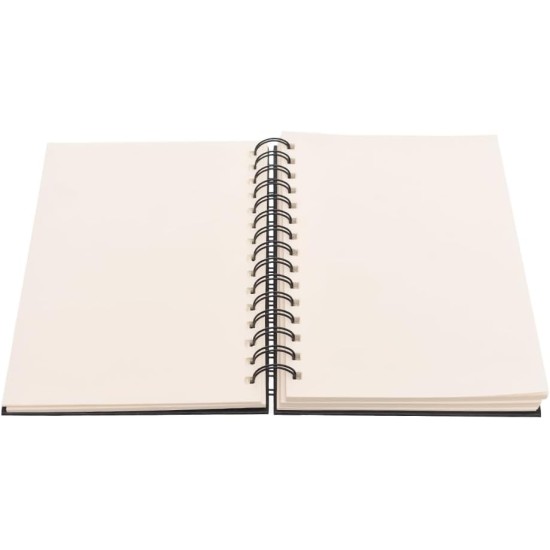 Keep Smiling A5-003 Spiral Sketch Book For Quick Sketching & Drawing 21 * 14.8cm - White