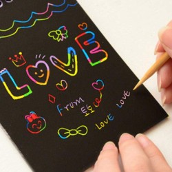 Other Generic Drawing Toys Large Magic Color Scratch Note book Paper