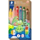 Staedtler noris junior 3-in-1 colouring pencil pack of 6 assorted colours + sharpener Staedtler noris junior 3-in-1 colouring pencil pack of 6 assorted colours + sharpener