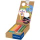 Staedtler noris junior 3-in-1 colouring pencil pack of 6 assorted colours + sharpener Staedtler noris junior 3-in-1 colouring pencil pack of 6 assorted colours + sharpener
