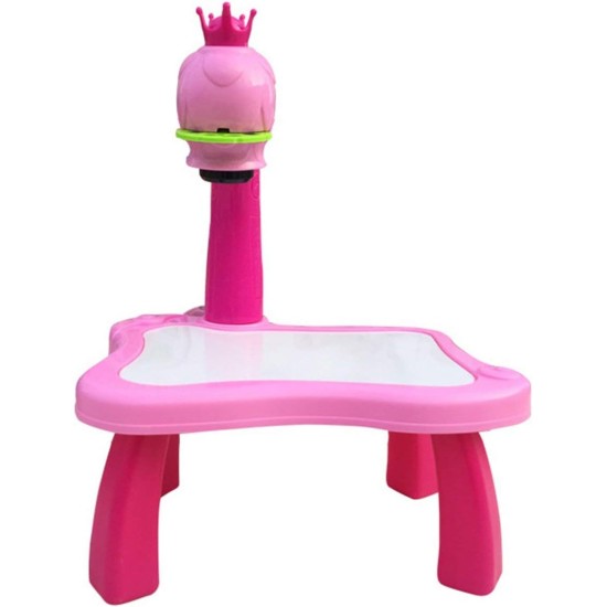 FahionswanAE Child Learning Desk With Smart Projector Kids Painting Table Toy With Light Music Children Educational Tool Drawing Table(Pink) FahionswanAE Child Learning Desk With Smart Projector Kids Painting Table Toy With Light Music Children Educational Tool Drawing Table(Pink)