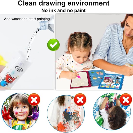 Frozen Water Colouring Books for Children Piglet Magic Colouring Books Colouring Book with Water Pen, Magic Colouring Books for Boys and Girls Drawing Toy Doodle Toy (Ages 3 and Up) Frozen Water Colouring Books for Children Piglet Magic Colouring Books Colouring Book with Water Pen, Magic Colouring Books for Boys and Girls Drawing Toy Doodle Toy (Ages 3 and Up)
