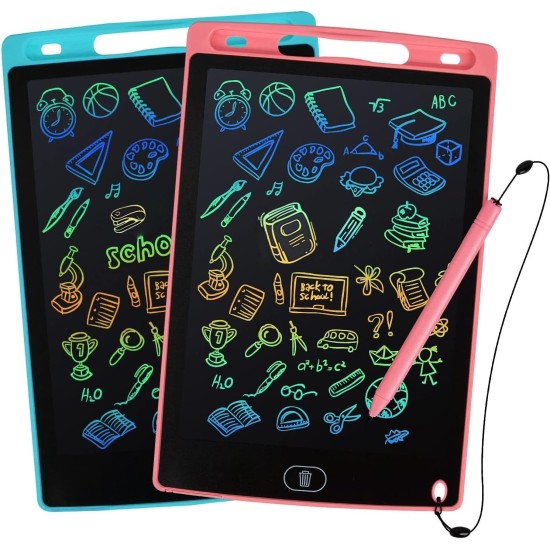 Generic 2 Pack LCD Writing Tablet for Kids, Doodle Board 8.5 Inch Colorful Screen Drawing Pad Learning Toy Drawing Tablet Educational Toys for 3-6 Years Old Boy Girl Birthday" ) Generic 2 Pack LCD Writing Tablet for Kids, Doodle Board 8.5 Inch Colorful Screen Drawing Pad Learning Toy Drawing Tablet Educational Toys for 3-6 Years Old Boy Girl Birthday" )