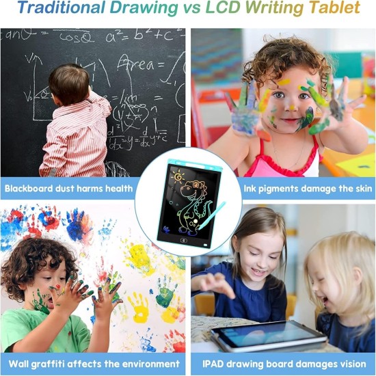 Generic 2 Pack LCD Writing Tablet for Kids, Doodle Board 8.5 Inch Colorful Screen Drawing Pad Learning Toy Drawing Tablet Educational Toys for 3-6 Years Old Boy Girl Birthday" ) Generic 2 Pack LCD Writing Tablet for Kids, Doodle Board 8.5 Inch Colorful Screen Drawing Pad Learning Toy Drawing Tablet Educational Toys for 3-6 Years Old Boy Girl Birthday" )