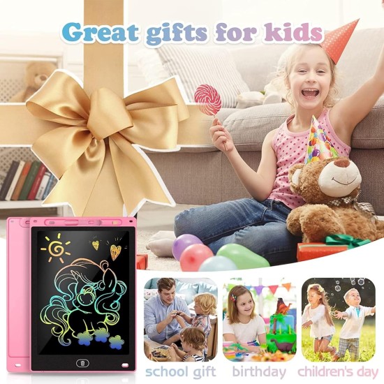 Generic 2 Pack LCD Writing Tablet for Kids, Doodle Board 8.5 Inch Colorful Screen Drawing Pad Learning Toy Drawing Tablet Educational Toys for 3-6 Years Old Boy Girl Birthday" ) Generic 2 Pack LCD Writing Tablet for Kids, Doodle Board 8.5 Inch Colorful Screen Drawing Pad Learning Toy Drawing Tablet Educational Toys for 3-6 Years Old Boy Girl Birthday" )