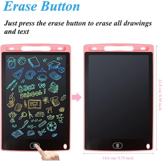 Generic 2 Pack LCD Writing Tablet for Kids, Doodle Board 8.5 Inch Colorful Screen Drawing Pad Learning Toy Drawing Tablet Educational Toys for 3-6 Years Old Boy Girl Birthday" ) Generic 2 Pack LCD Writing Tablet for Kids, Doodle Board 8.5 Inch Colorful Screen Drawing Pad Learning Toy Drawing Tablet Educational Toys for 3-6 Years Old Boy Girl Birthday" )
