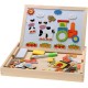 Generic Magnetic shapes box with whiteboard & blackboard chalkboard - package may vary Generic Magnetic shapes box with whiteboard & blackboard chalkboard - package may vary