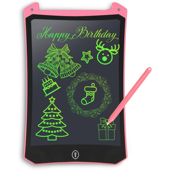 PINKCAT Children's Drawing Tablet, 8.5 Inch Magic Tablet, for Children's Toy 2, 3, 4, 5 Years Old Boys Girls, Erasable Educational Toys for Christmas, New Year, Birthday – Pink PINKCAT Children's Drawing Tablet, 8.5 Inch Magic Tablet, for Children's Toy 2, 3, 4, 5 Years Old Boys Girls, Erasable Educational Toys for Christmas, New Year, Birthday – Pink