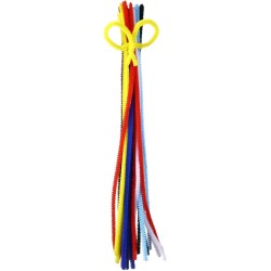 Kai Hang Multi Colored Velvet Pipe Cleaner for Art Crafts