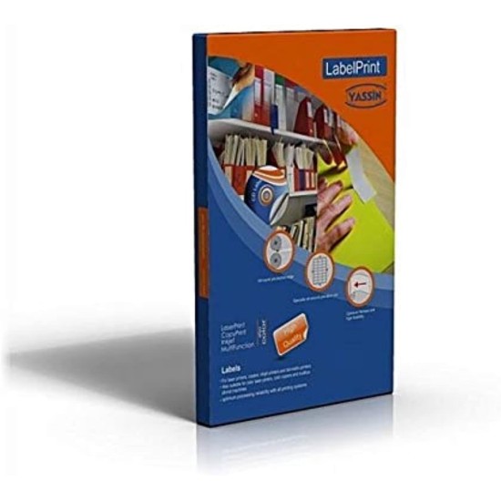 Pack of Label Yassin A4 - Size (105x48mm) 12 Labels Pack of Label Yassin A4 - Size (105x48mm) 12 Labels