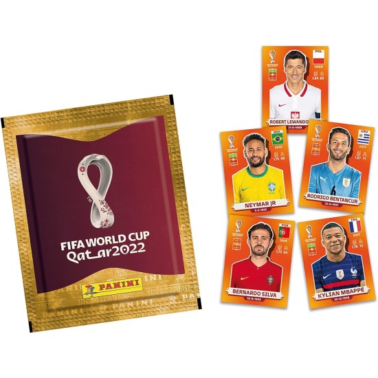 FIFA World Cup Qatar 2022 FI004286SP Panini - Road to Players Album with 3 Pack of Sticker Collection