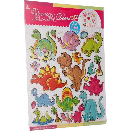 3A 3A-235-Multi Color5 Plastic Stickers Different Shapes For Kids Rooms - Multi Color TZL-011 3A 3A-235-Multi Color5 Plastic Stickers Different Shapes For Kids Rooms - Multi Color TZL-011