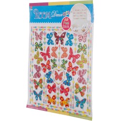 3A 3A-235-Multi Color7 Plastic Stickers Different Shapes For Kids Rooms - Multi Color TZL-027