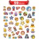 Cheer and Bonus Sticker for Kids Kids Sticker, Education, Training, School Starts, Assorted Shapes School 59 Stickers Teacher Supplies Classroom Cheer and Bonus Sticker for Kids Kids Sticker, Education, Training, School Starts, Assorted Shapes School 59 Stickers Teacher Supplies Classroom