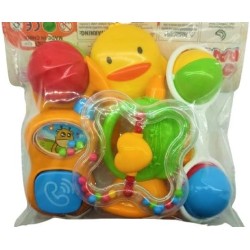 6 In 1 Colorful Baby Rattles Set - K225D-330