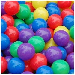 Crazy Cart Colorful Soft Plastic Ocean Fun Balls for Baby Kids