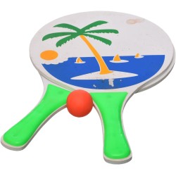 Elmaayergy 413 B-2_B-3 Large Beach Racket set Contains Ball And 2 Rackets With High Quality, Long Lasting And Eco-Friendly Material